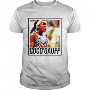 Coco Gauff Tennis Player Graphic T-Shirt Fan Lover Tee 96